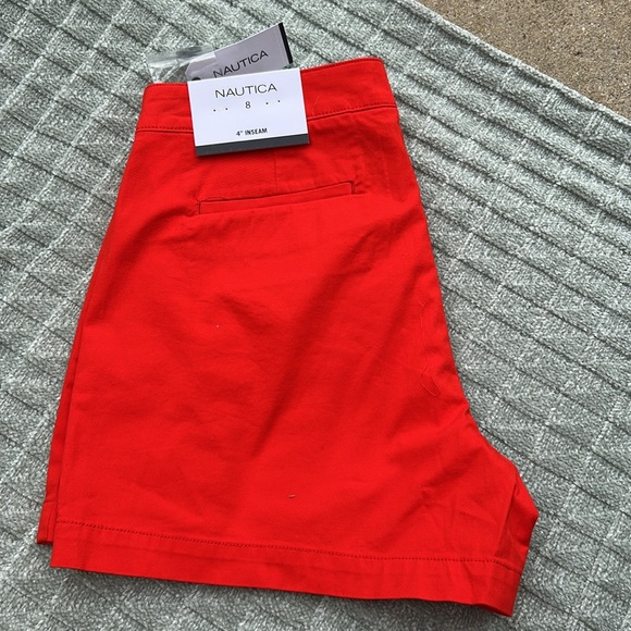 Nautica Orange High Waist Shorts - Picture 10 of 14